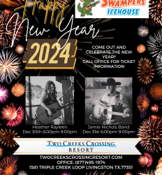Celebrate the New Year at Two Creeks Crossing Resort!