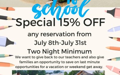 15% OFF BACK TO SCHOOL SPECIAL!