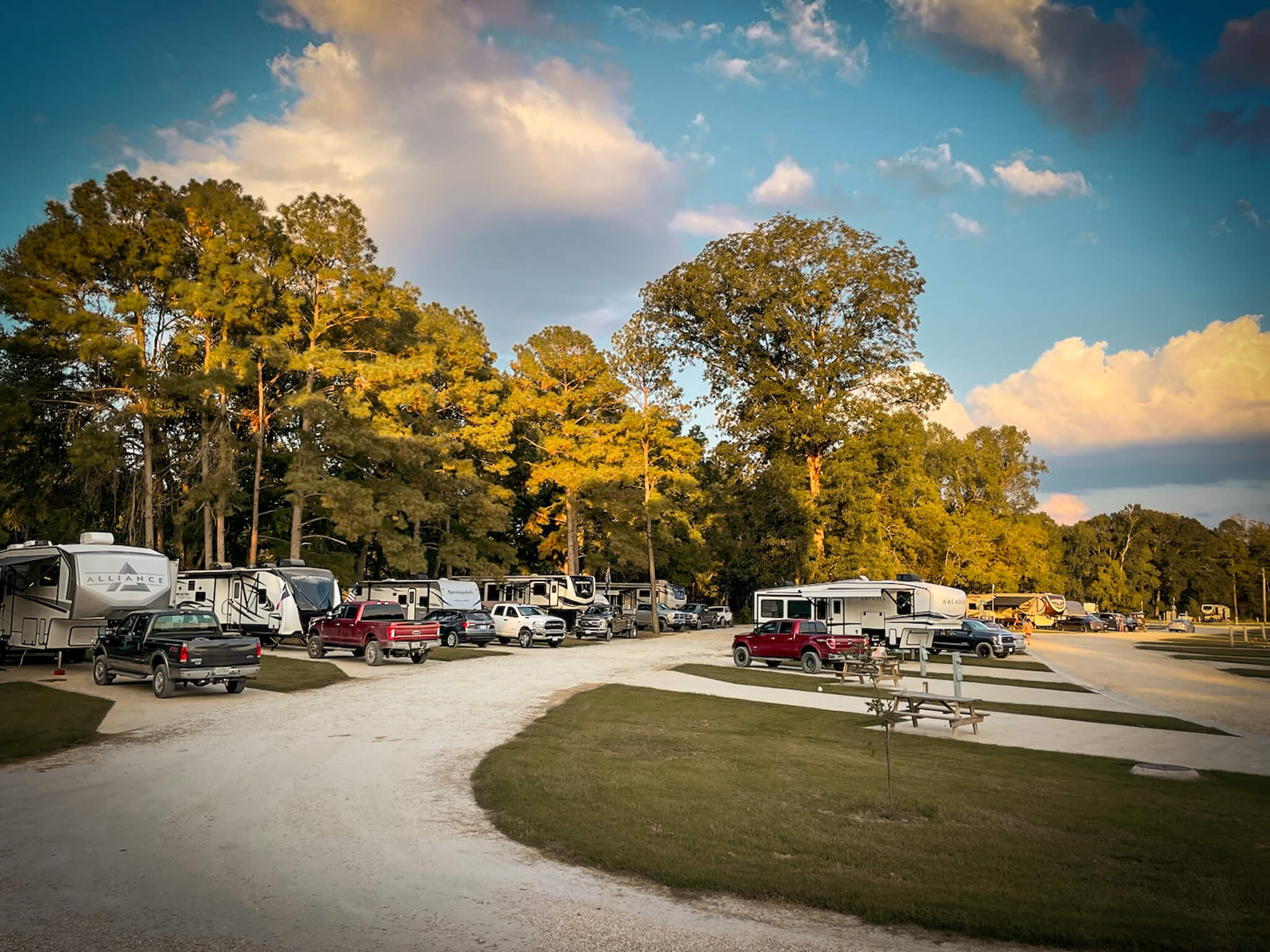 Lodging rv sites